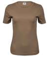 TJ580 Tee Jays Ladies Interlock Tee wood colour image